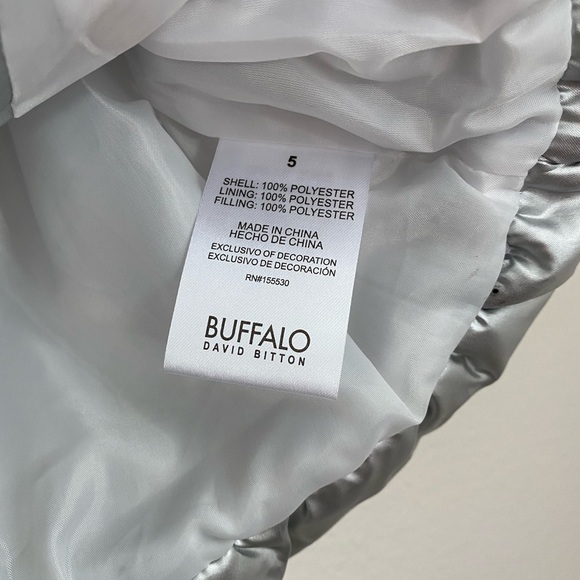 Buffalo David Bitton • Girls Metallic Silver Quilted Sleeveless Puffer Vest - Picture 8 of 12